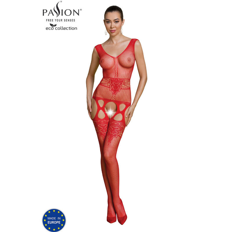 Passion - Bodystocking Eco Collection Eco Bs014 Noir - Image 6