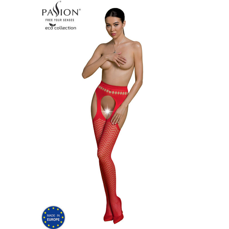 Passion - Bodystocking Eco Collection Eco S002 Noir - Image 6