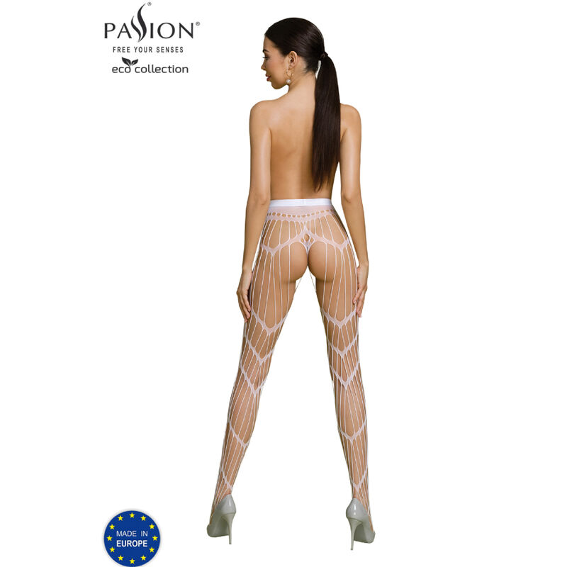 PASSION - ECO COLLECTION BODYSTOCKING ECO S006 WHITE - Image 2
