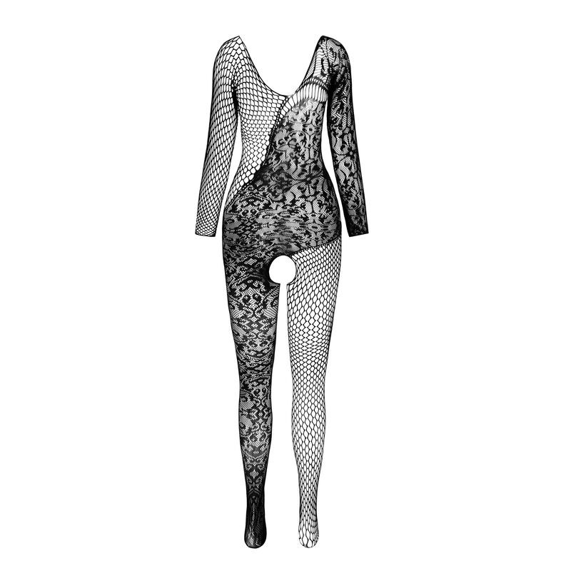 Passion - Bs 107 Bodystocking Blanc Taille Unique - Image 3