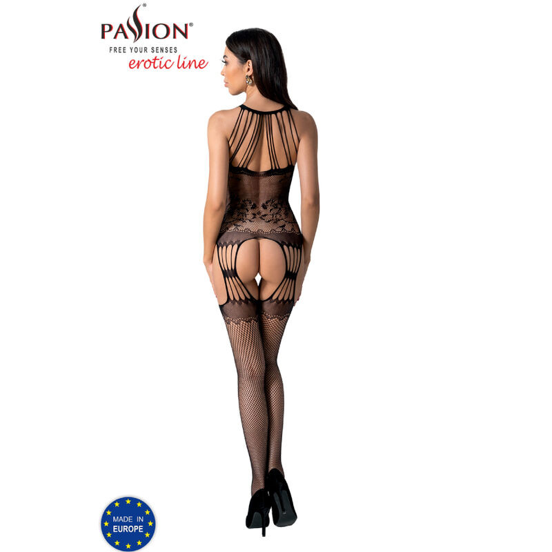 Passion - Bs095 Bodystocking Noir Taille Unique - Image 4