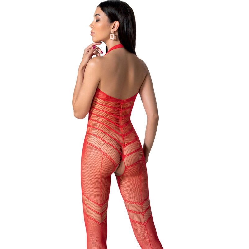 Passion - Bs100 Bodystocking Rouge Taille Unique - Image 2