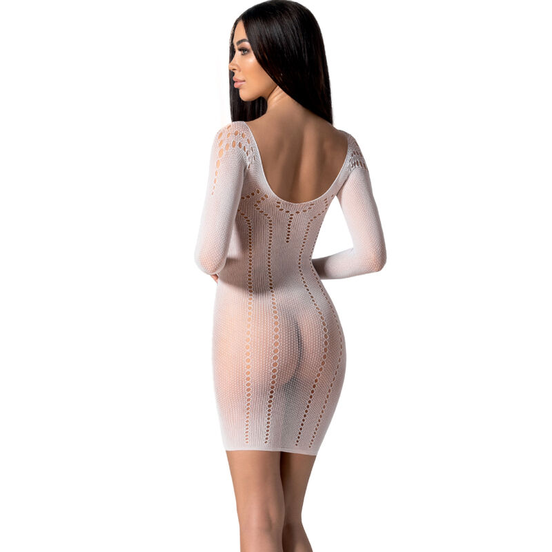 PASSION - BS101 WHITE BODYSTOCKING ONE SIZE - Image 2