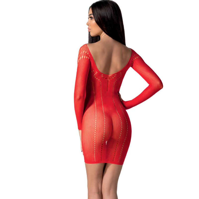 Passion - Bs101 Bodystocking Rouge Taille Unique - Image 2