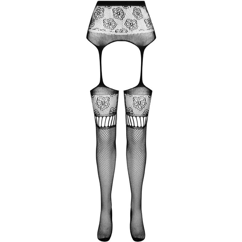 Passion - Collant S030 Avec Jarretière Noire Taille Unique - Image 5