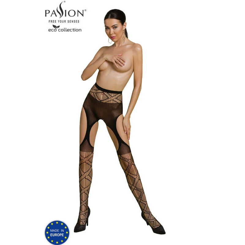 PASSION - ECO COLLECTION BODYSTOCKING ECO S005 WIT