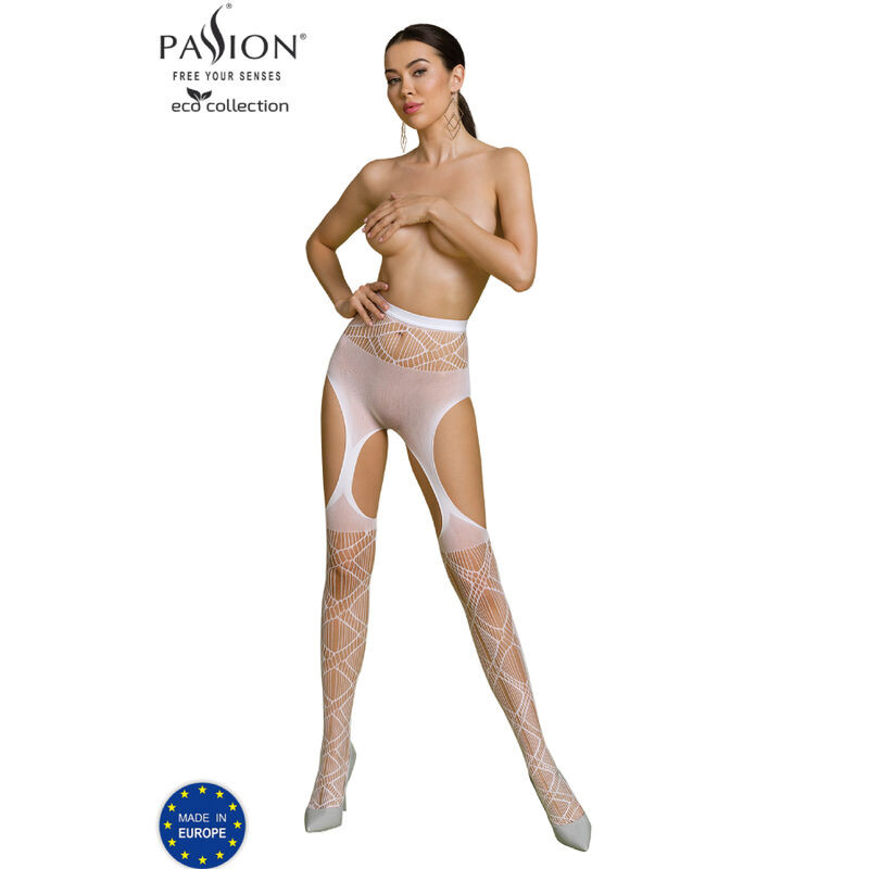 PASSION - ECO COLLECTION BODYSTOCKING ECO S005 WIT - Image 11