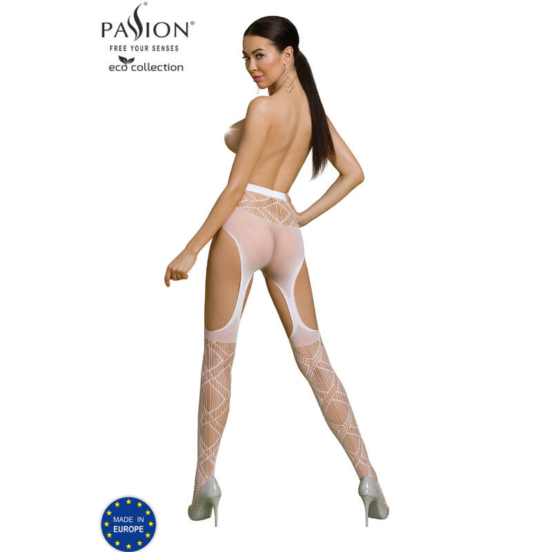 PASSION - ECO COLLECTION BODYSTOCKING ECO S005 WIT - Image 12