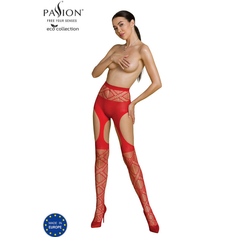 PASSION - ECO COLLECTION BODYSTOCKING ECO S005 WIT - Image 6