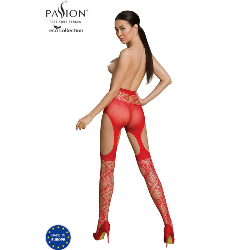 PASSION - ECO COLLECTION BODYSTOCKING ECO S005 WIT - Image 7