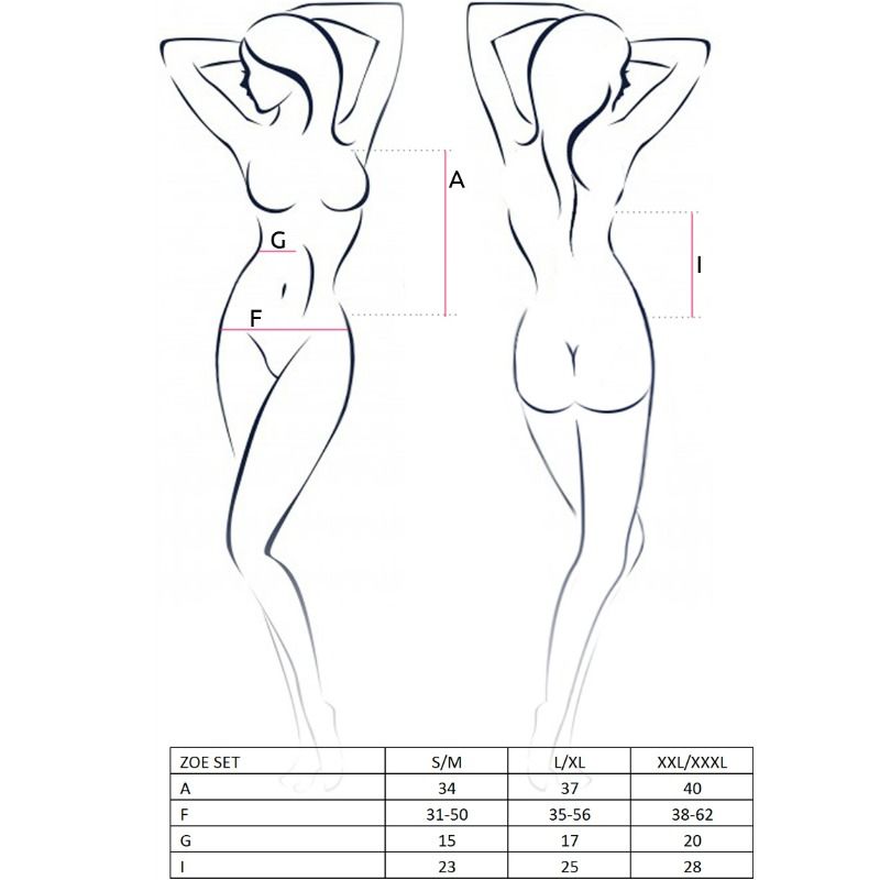 Passion - Ensemble Zoe Femme Taille L/Xl - Image 2