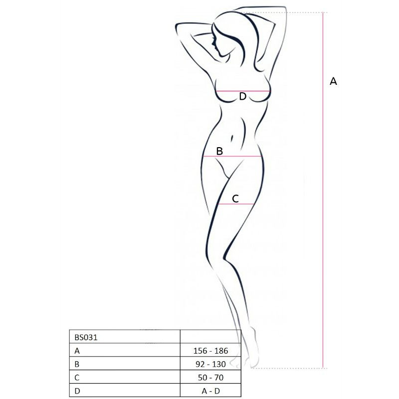 Passion - Femme Bs031 Bodystocking Noir Taille Unique - Image 3