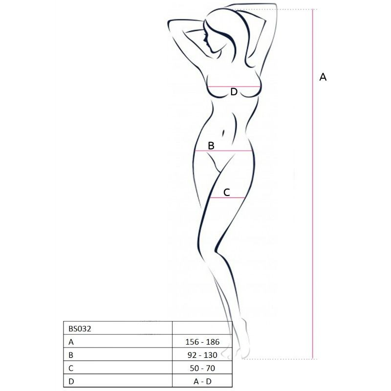 Passion - Femme Bs032 Bodystocking Rouge Taille Unique - Image 2