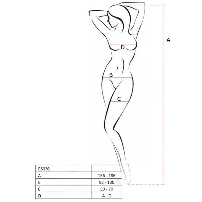 Passion - Femme Bs036 Bodystocking Noir Taille Unique - Image 3