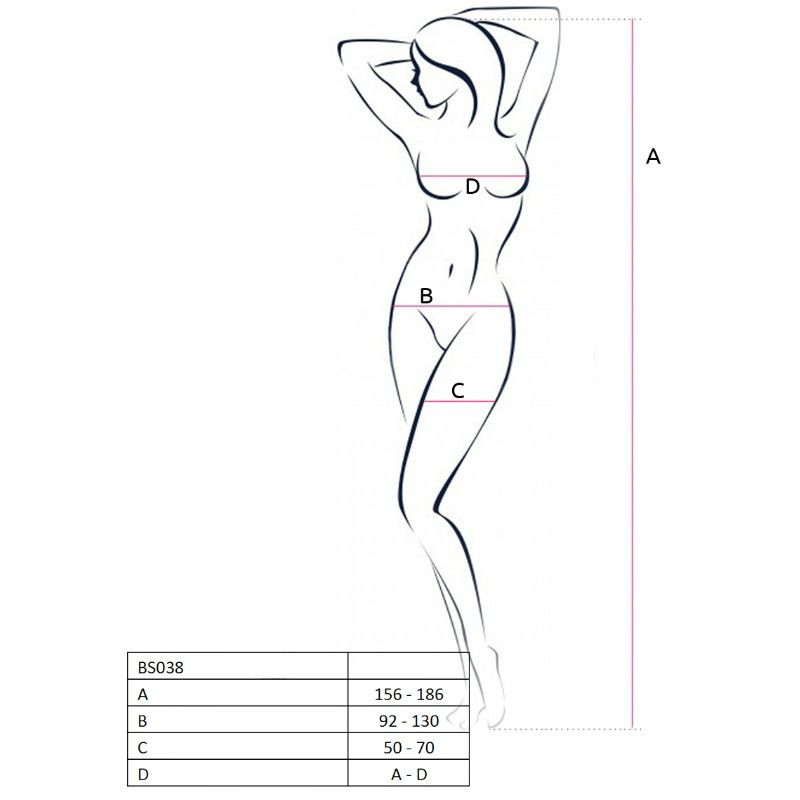 Passion - Femme Bs038 Bodystocking Rouge Taille Unique - Image 2