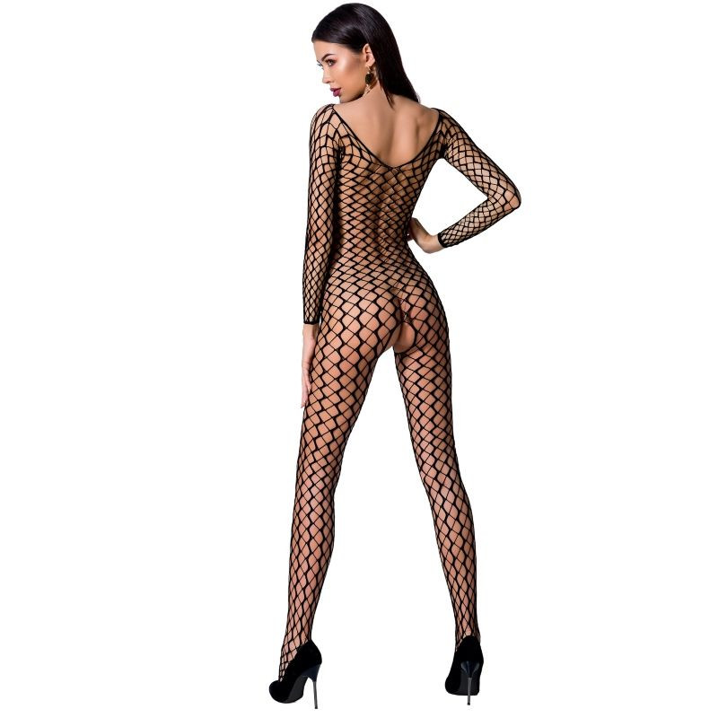 Passion - Femme Bs068 Bodystocking Noir Taille Unique - Image 2