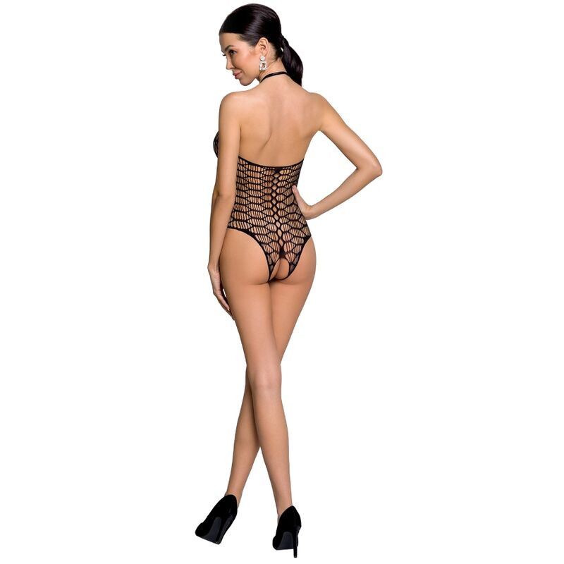 Passion - Femme Bs087 Bodystocking Noir Taille Unique - Image 2