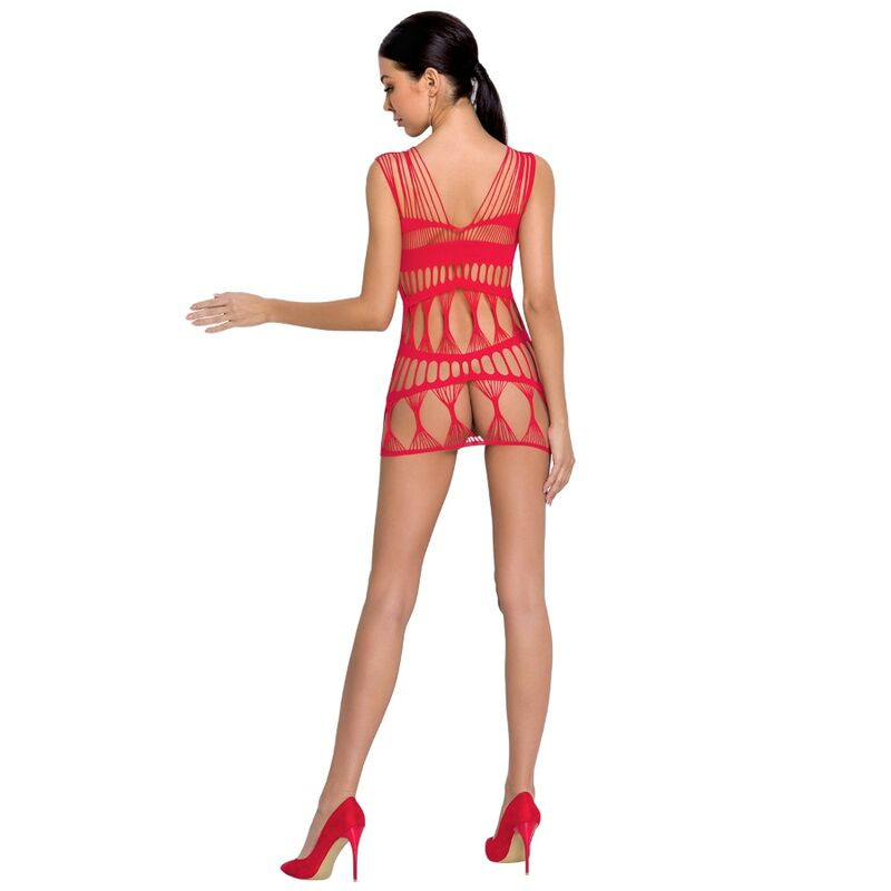 Passion - Femme Bs089 Bodystocking Rouge Taille Unique - Image 2