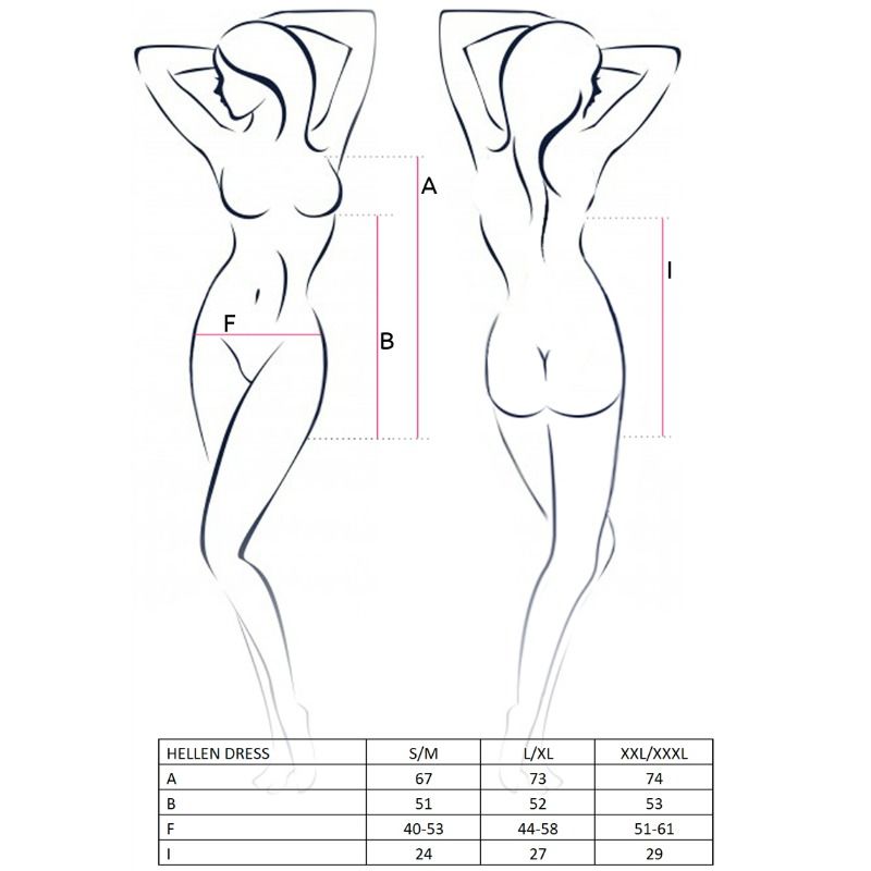 Passion - Femme Hellen Robe Et String Taille L/Xl - Image 2