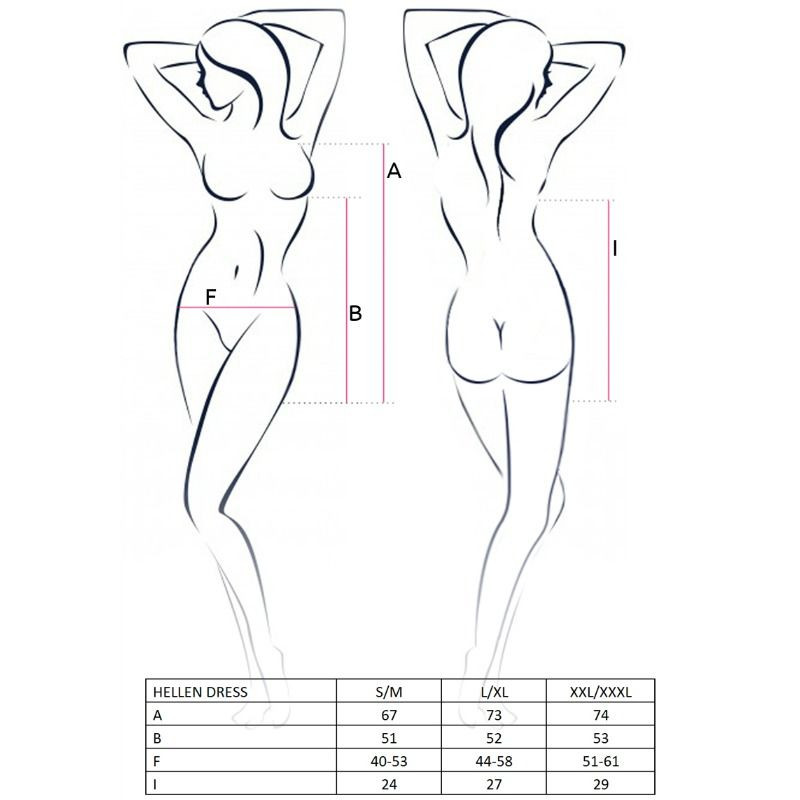 Passion - Femme Hellen Robe Et String Taille S/M - Image 2