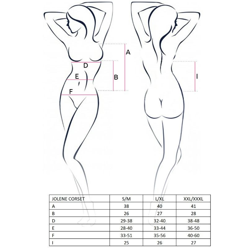 Passion - Femme Jolene Corset Noir Taille S/M - Image 3