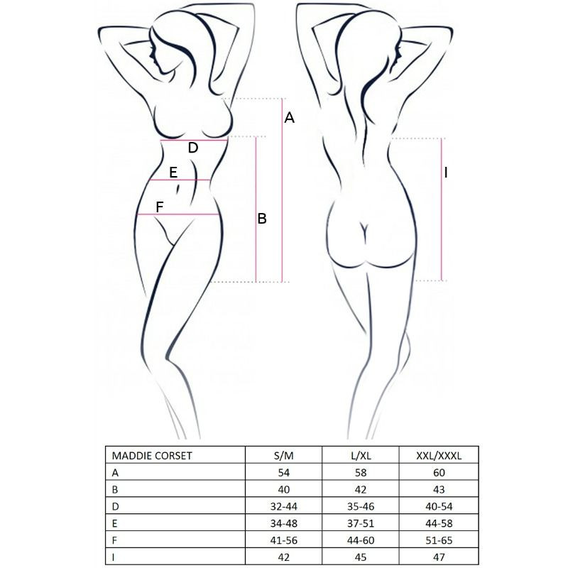 PASSION - WOMAN MADDIE BLACK CORSET - Image 2