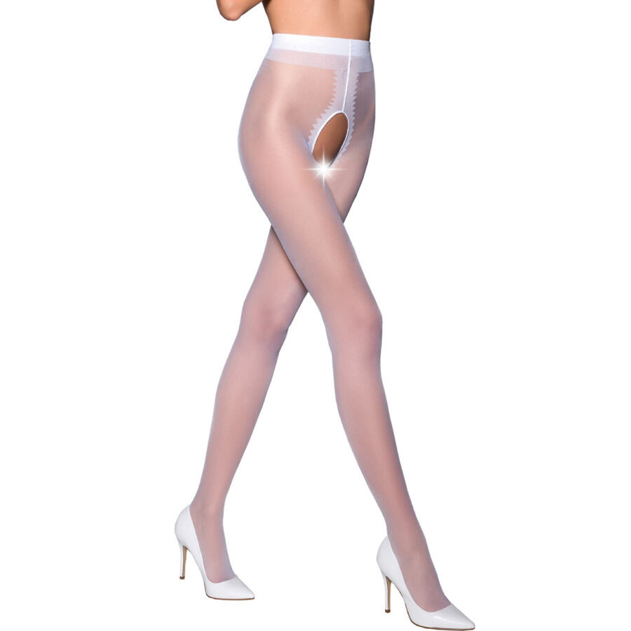 Passion - Tiopen 007 Collant Blanc 1/2 20 Den - Image 5