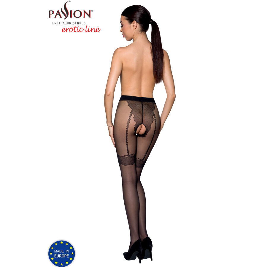 Passion - Tiopen 016 Collant Noir 1/2 20 Den - Image 7