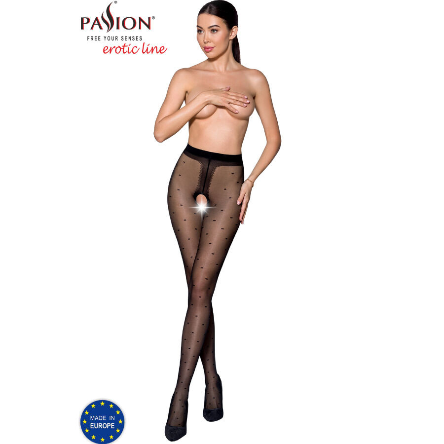 Passion - Tiopen 018 Black Tights 1/2 20 Den - Image 6