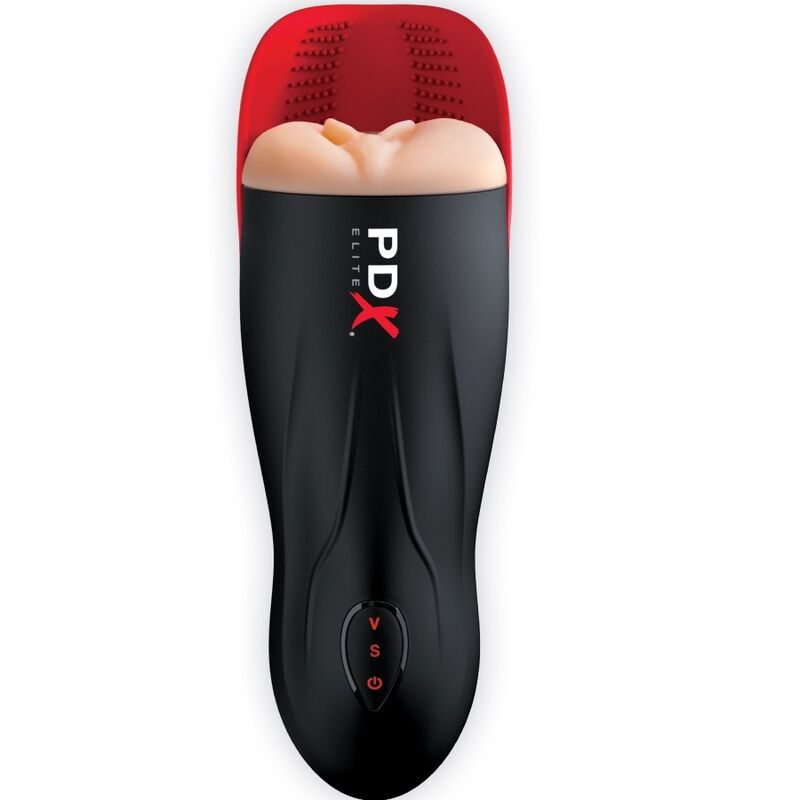 Pdx Elite - Stroker Fuck-O-Matic Vagina Double Vibration Penis & Testicles - Image 2
