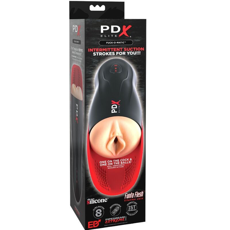 Pdx Elite - Stroker Fuck-O-Matic Vagina Double Vibration Penis & Testicles - Image 3