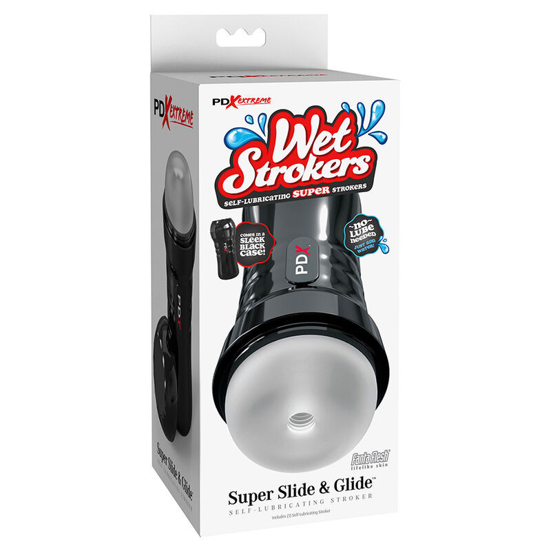 Pdx Extreme - Slide & Glide Masturbateur Autolubrifiant Transparent - Image 5