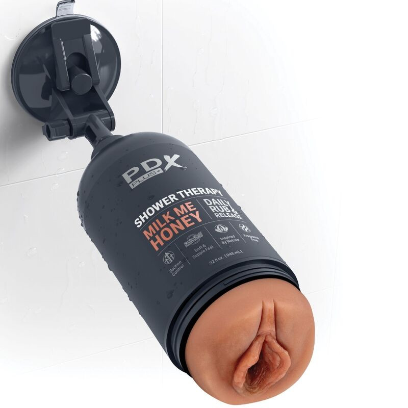 Pdx Plus - Masturbator Stroker Discrete Flesontwerp Milk Me Honey Candy Shampoo - Image 2
