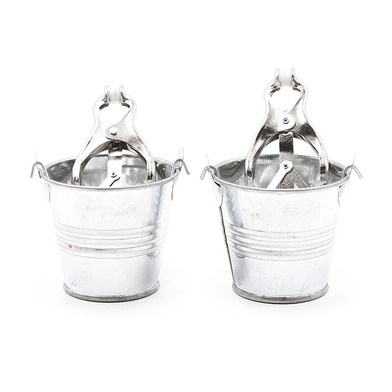 Ohmama Fetish Nipple Clamps With Buckets - Image 2