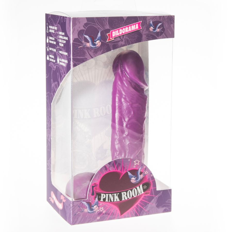 Pink Room - Amadeo Realistic Dildo Purple 15.5 Cm - Image 2