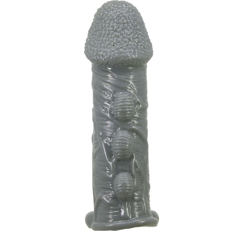 PRETTY LOVE - REALISTIC PENIS ENLARGER AND DELAY SLEEVE GREY - Image 3
