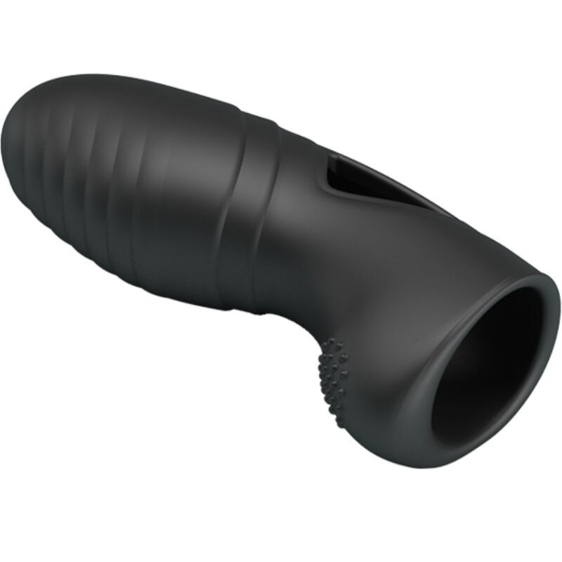 Pretty Love - Alan Vibrateur De Doigts En Silicone Noir - Image 3