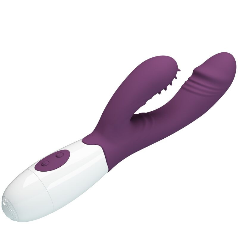 PRETTY LOVE - ANDRE RABBIT VIBRATOR & G-POINT STIMULATOR PURPLE - Image 4