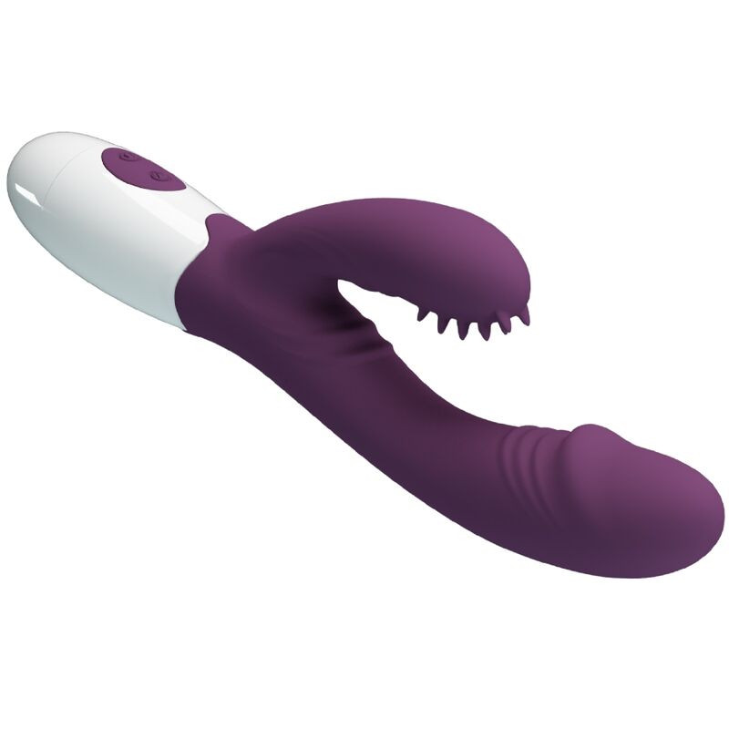 PRETTY LOVE - ANDRE RABBIT VIBRATOR & G-POINT STIMULATOR PURPLE - Image 5