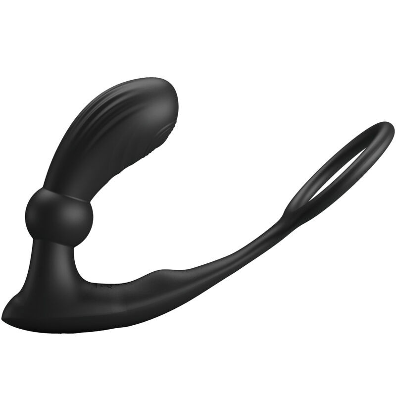 Pretty Love - Anneau Anal Et Vibrateur Warren Noir - Image 2