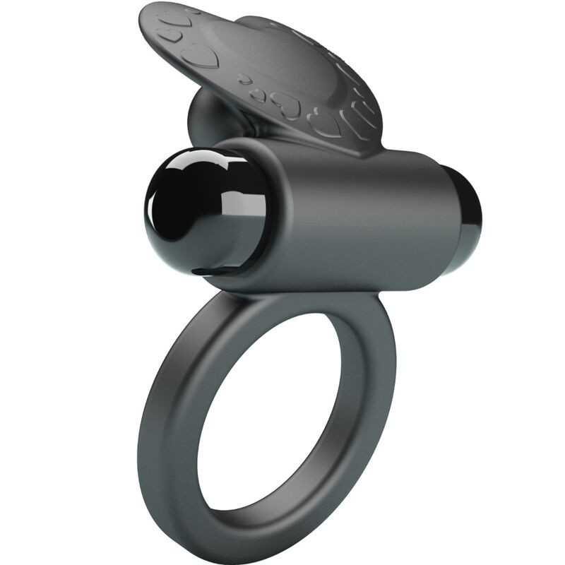PRETTY LOVE - DEBONAIRE VIBRATING RING RABBIT 10 VIBRATIONS BLACK - Image 3