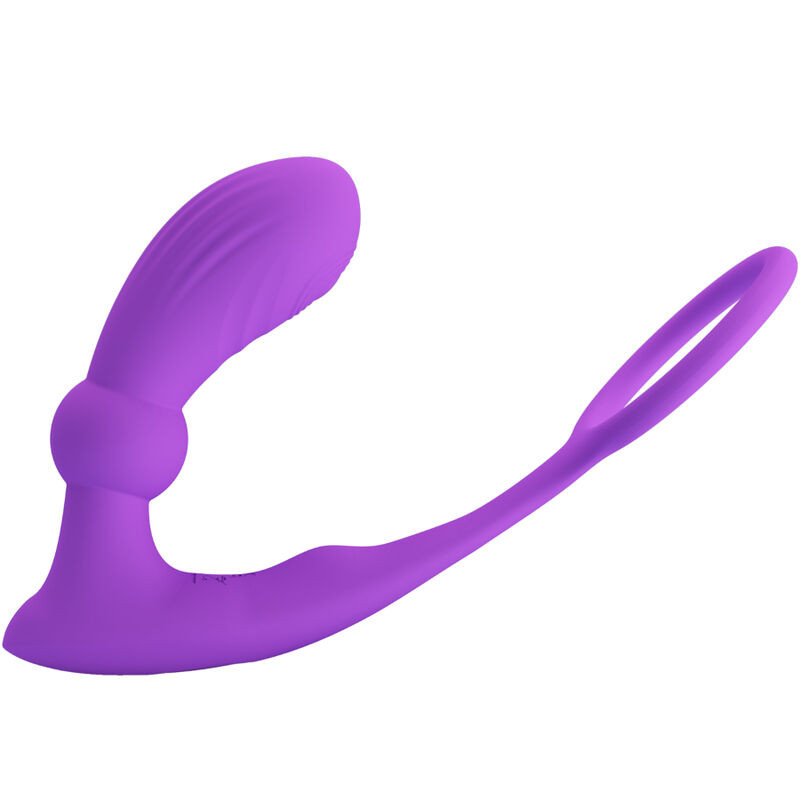 Pretty Love - Bague Warren Et Vibrateur Anal Violet - Image 2