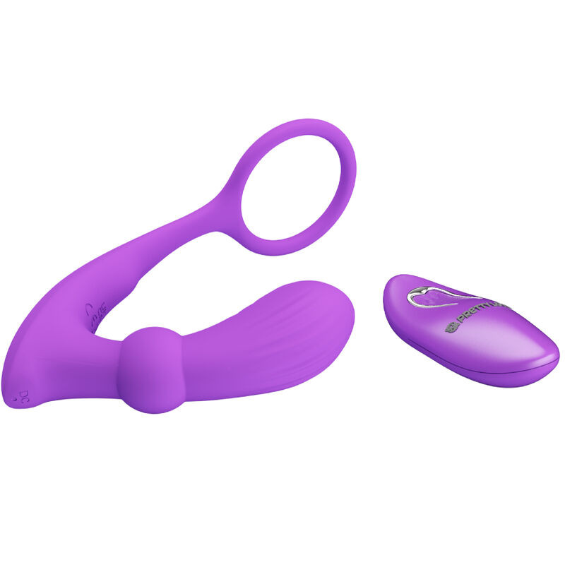 Pretty Love - Bague Warren Et Vibrateur Anal Violet - Image 3