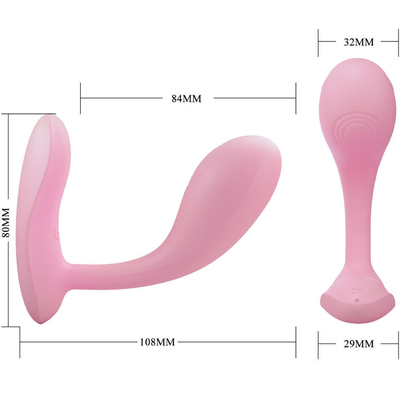 PRETTY LOVE - BAIRD APPLICATION G-SPOT 12 VIBRATIONS RECHARGEABLE ROSE - Image 5
