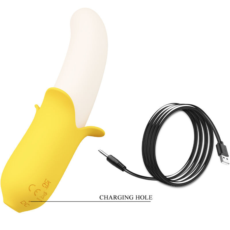 PRETTY LOVE - BANANA GEEK SUPER POWER 7 VIBRATIONS UP&DOWN SILICONE BLACK - Image 5