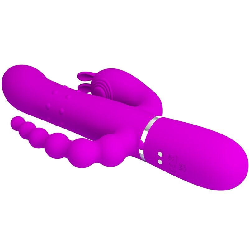 Pretty Love - Cammy Triple Vibrateur Multifonction 4 En 1 Rose - Image 5