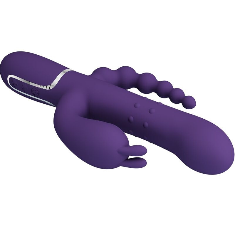 Pretty Love - Cammy Triple Vibrateur Multifonction 4 En 1 Violet - Image 3