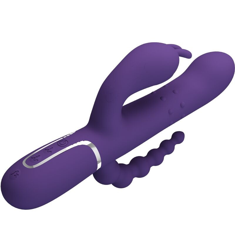 Pretty Love - Cammy Triple Vibrateur Multifonction 4 En 1 Violet - Image 4