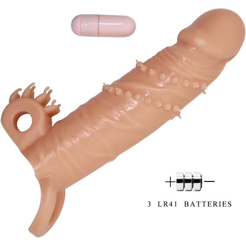 Pretty Love - Connor Manchon De Pénis + Stimulateur De Clitoris Chair - Image 4