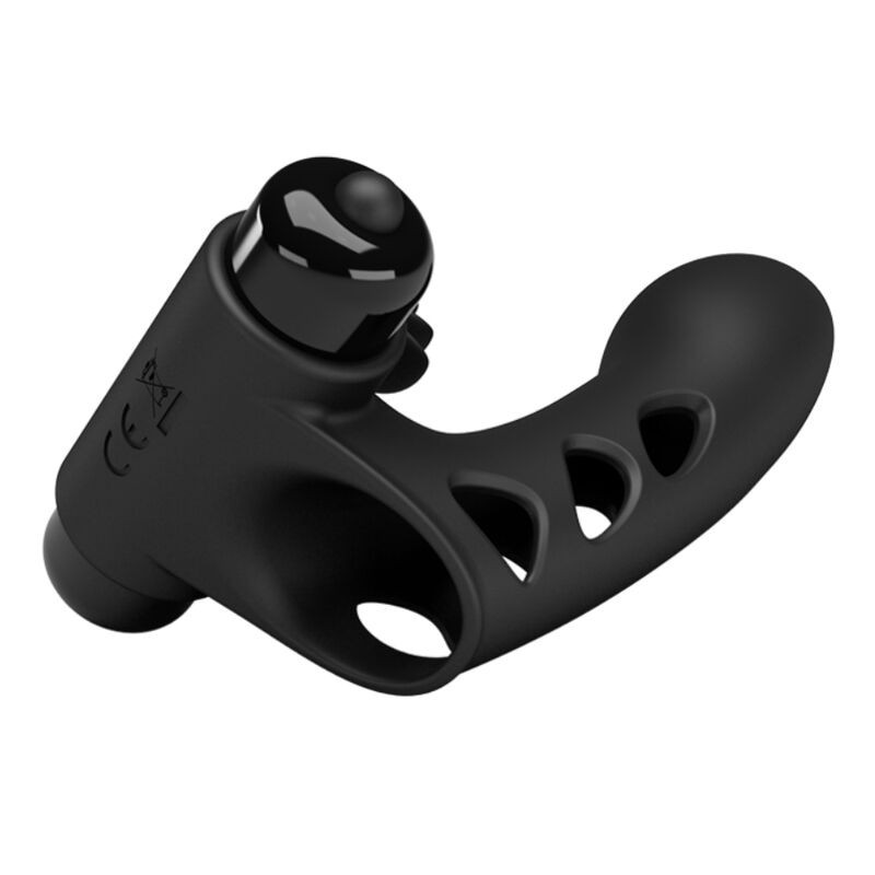 Pretty Love - Couvercle De Doigt Vibrateur Orlando Noir - Image 3